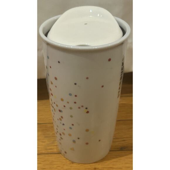 Starbucks Other - Starbucks Best Day Ever Confetti Ceramic 10 oz Tumbler